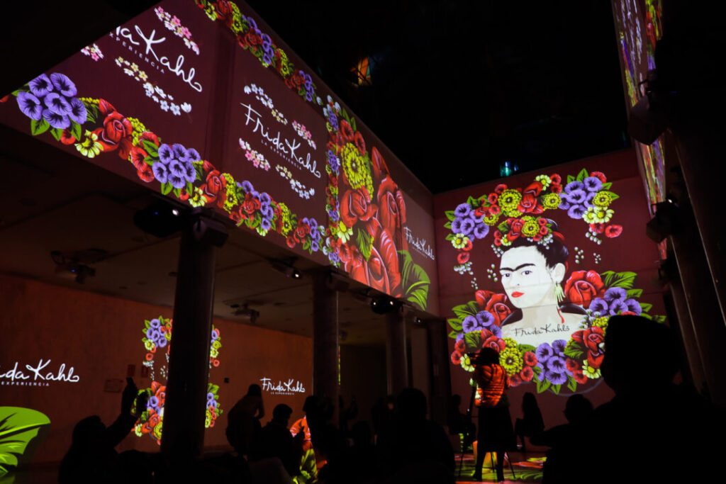 Sala de Videomapping de la Exposición Frida Kahlo