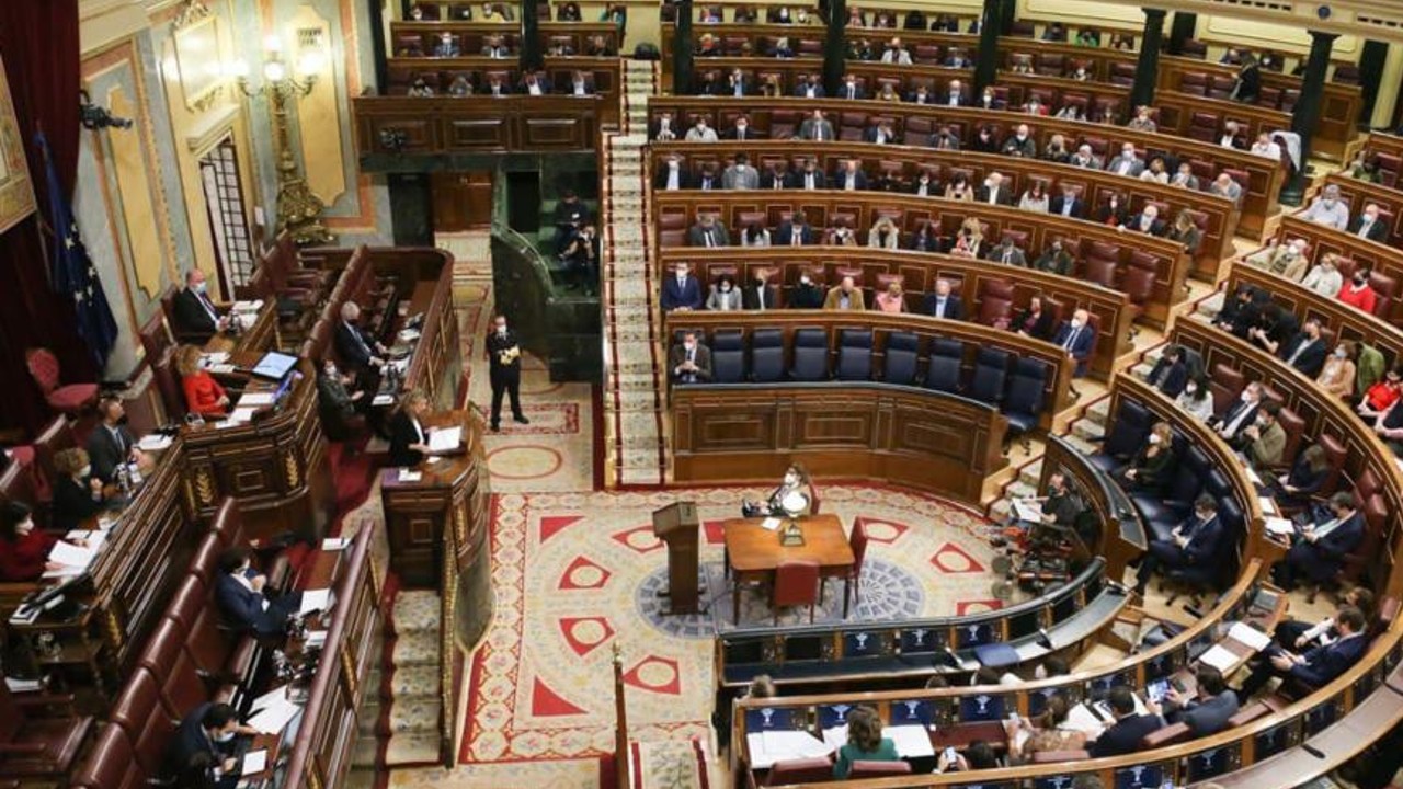 Congreso de los Diputados en la votación de este jueves