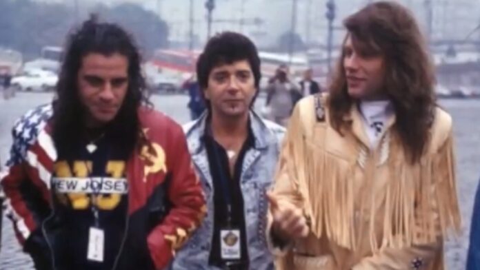 Captura de pantalla del vídeo de Bon Jovi tras la muerte de Alec John Such