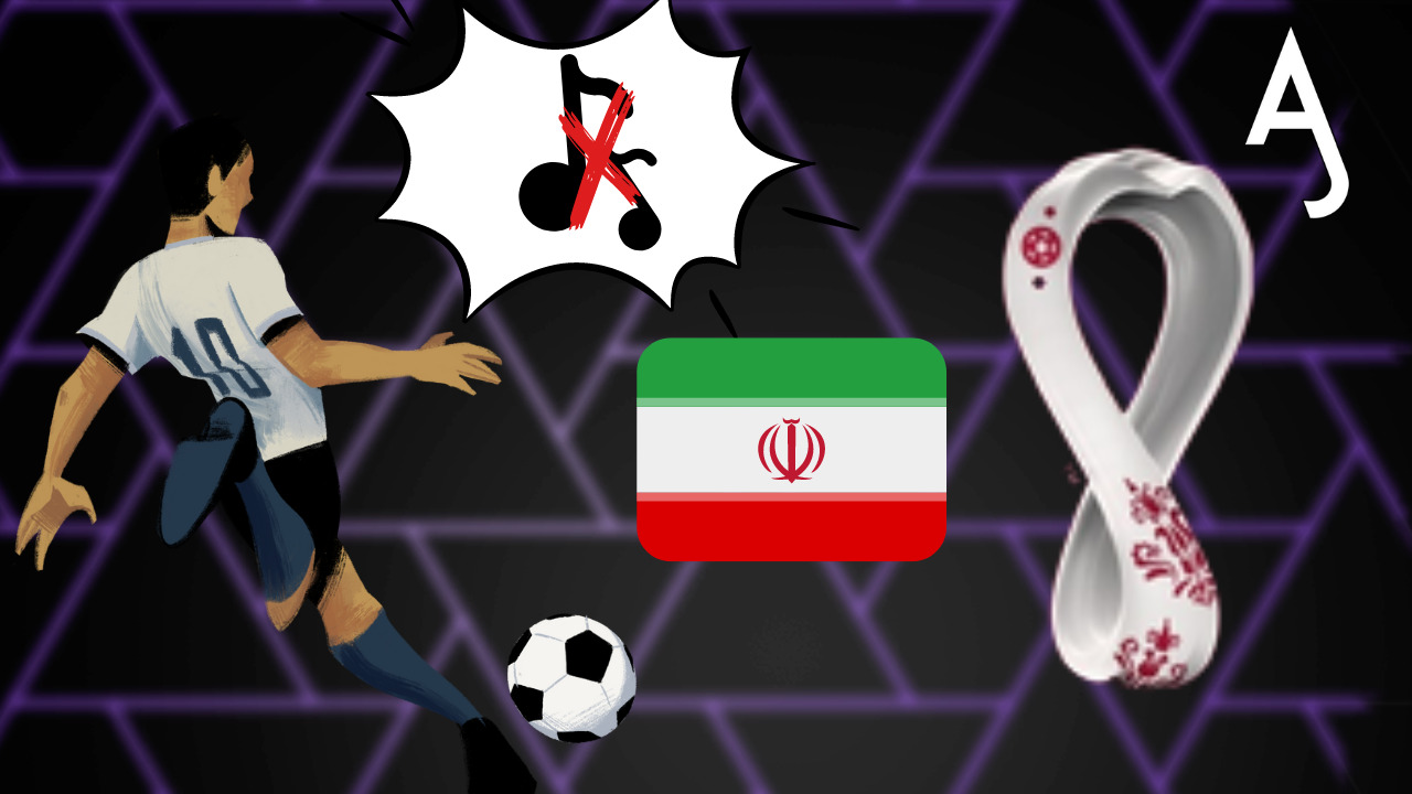 Los jugadores de Irán no cantan el himno en el Mundial en señal de protesta