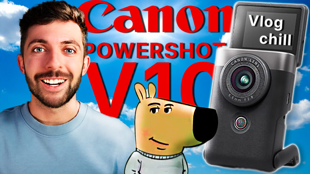 Cámara de vlog sencilla: Canon Powershot V10